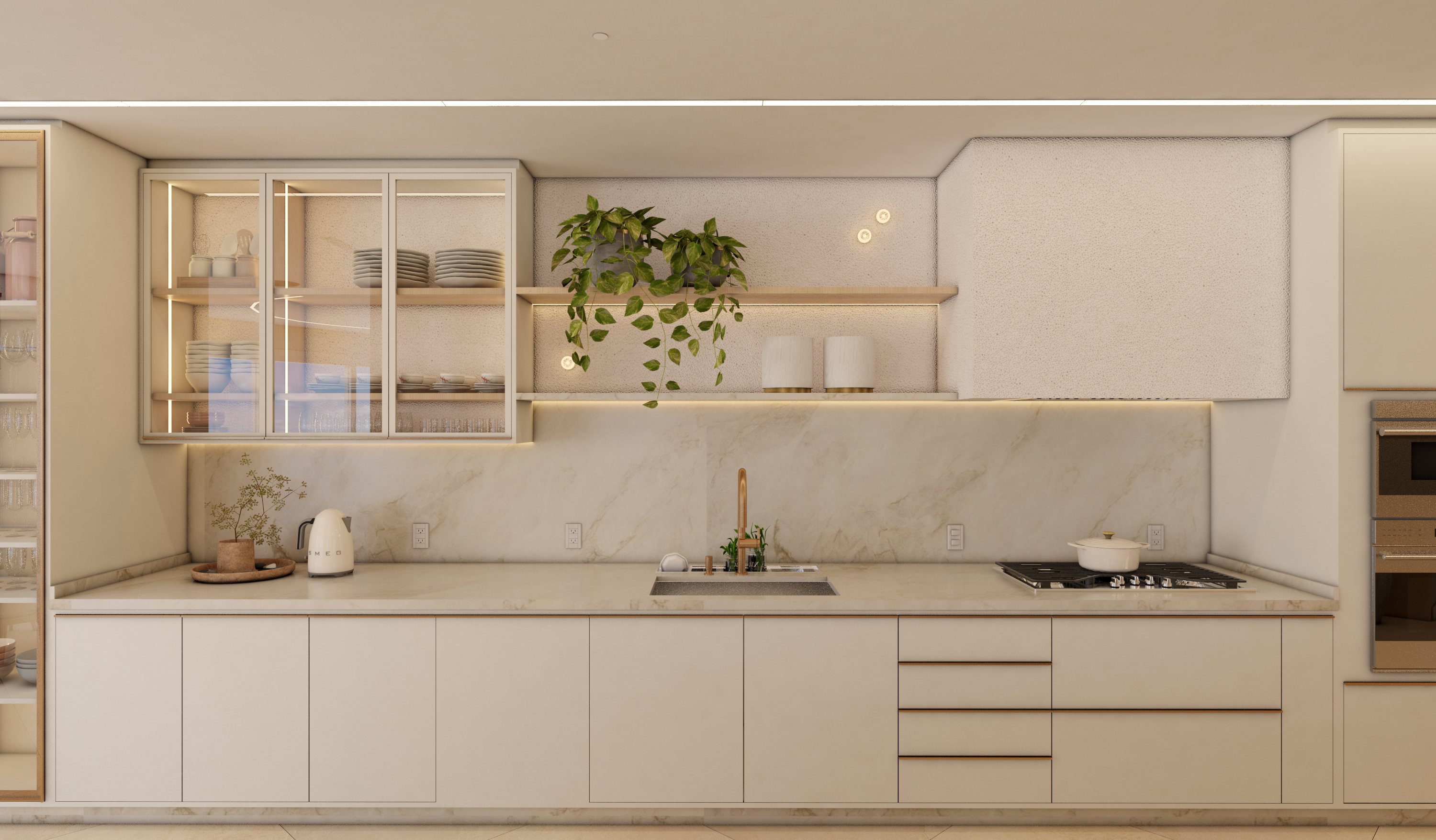 Kitchen frontal view